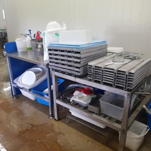 Assorted Cheese Making and Cleaning Items