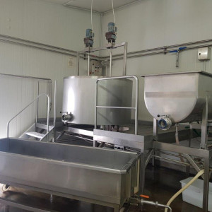 Elevated Cheese Vats stand Control Panel