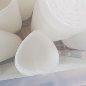 Plastic Heart Cheese Basket